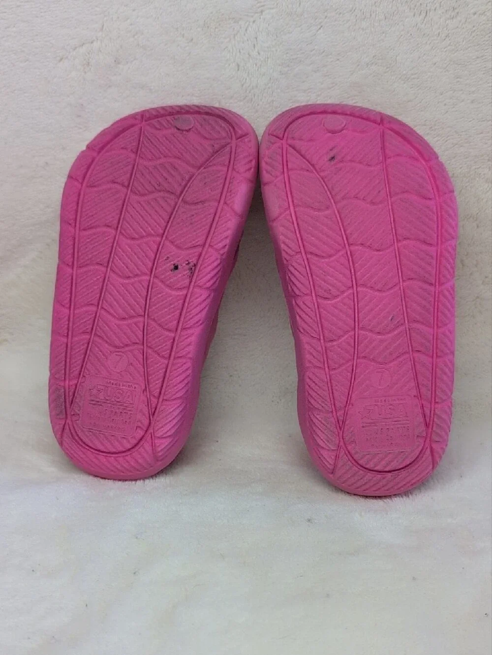 wonder nation Bubblegum Hot Pink Kids Slip-On Clog Sandals